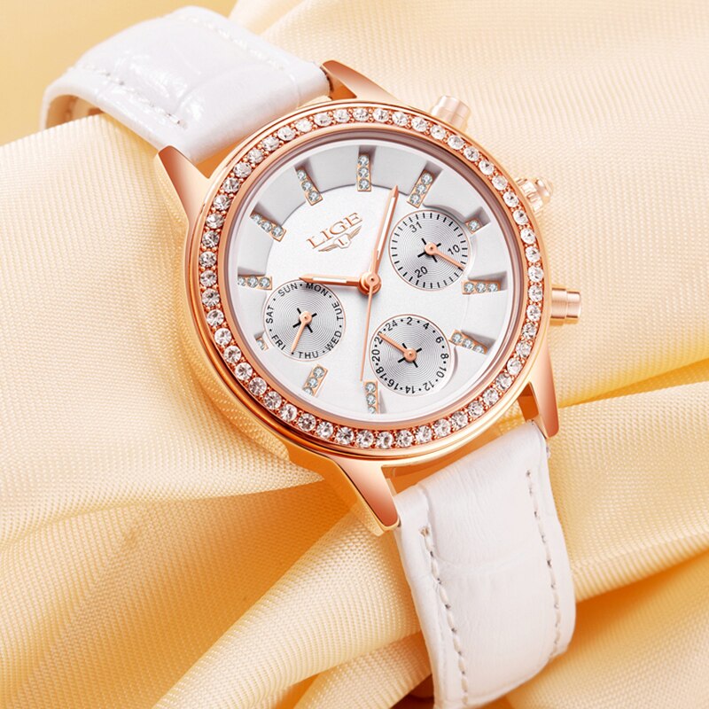 Женские часы Relogio feminino LIGE9812
